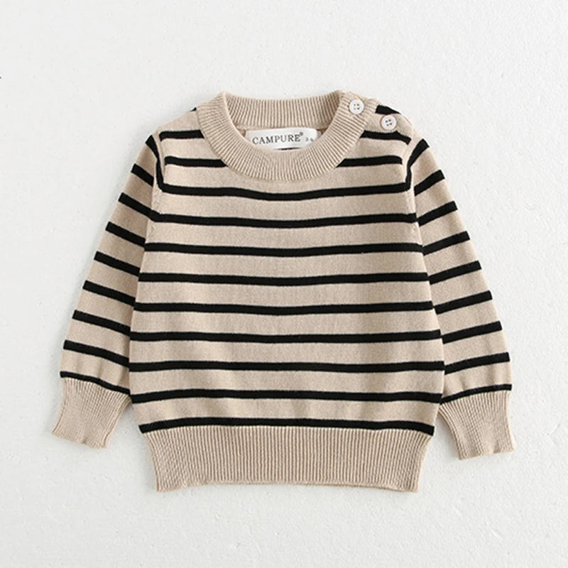 Baby Girl Knit Sweater & Bell-Bottom Set