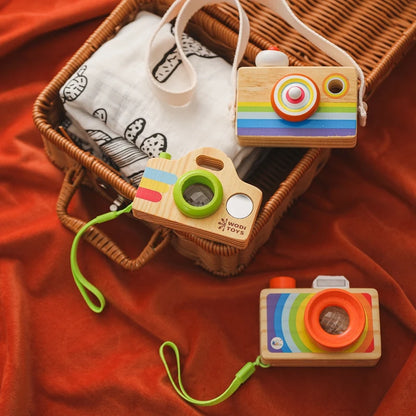 Wooden Toy Camera Montessori Baby Toy