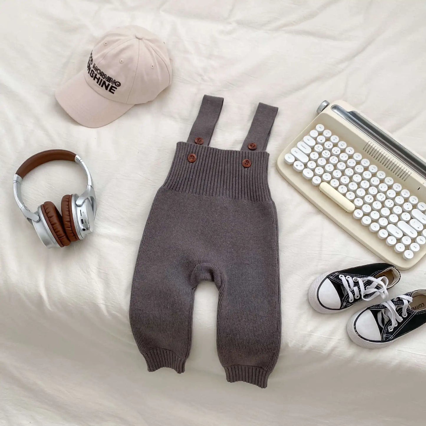 Baby Girl Knit Sweater & Bell-Bottom Set