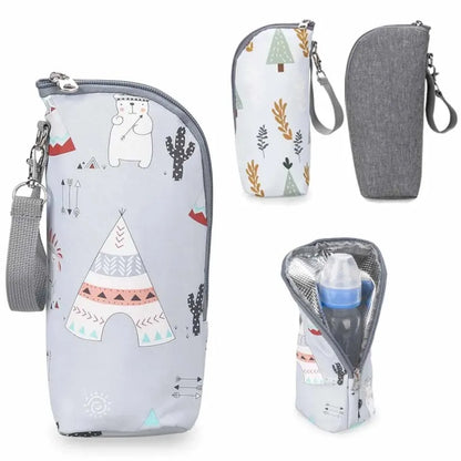 Portable Baby Bottle Warmer Insulated Bag