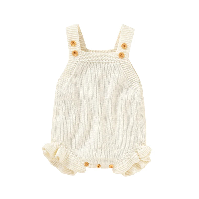 Baby Girl Knitted Summer Romper