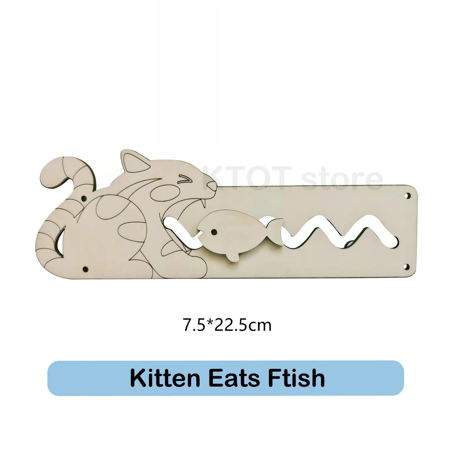 Montessori Wooden Busy Board Learning Toy