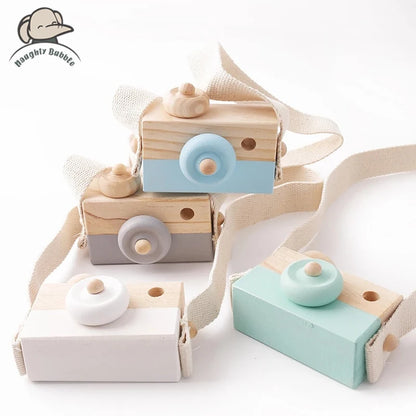 Wooden Toy Camera Montessori Baby Toy