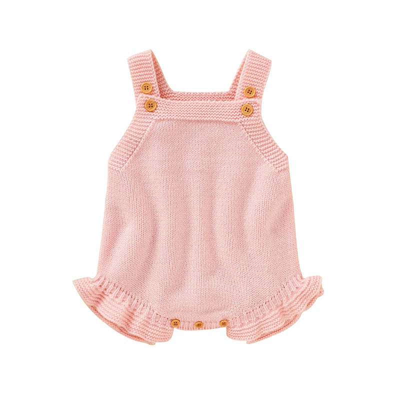 Baby Girl Knitted Summer Romper