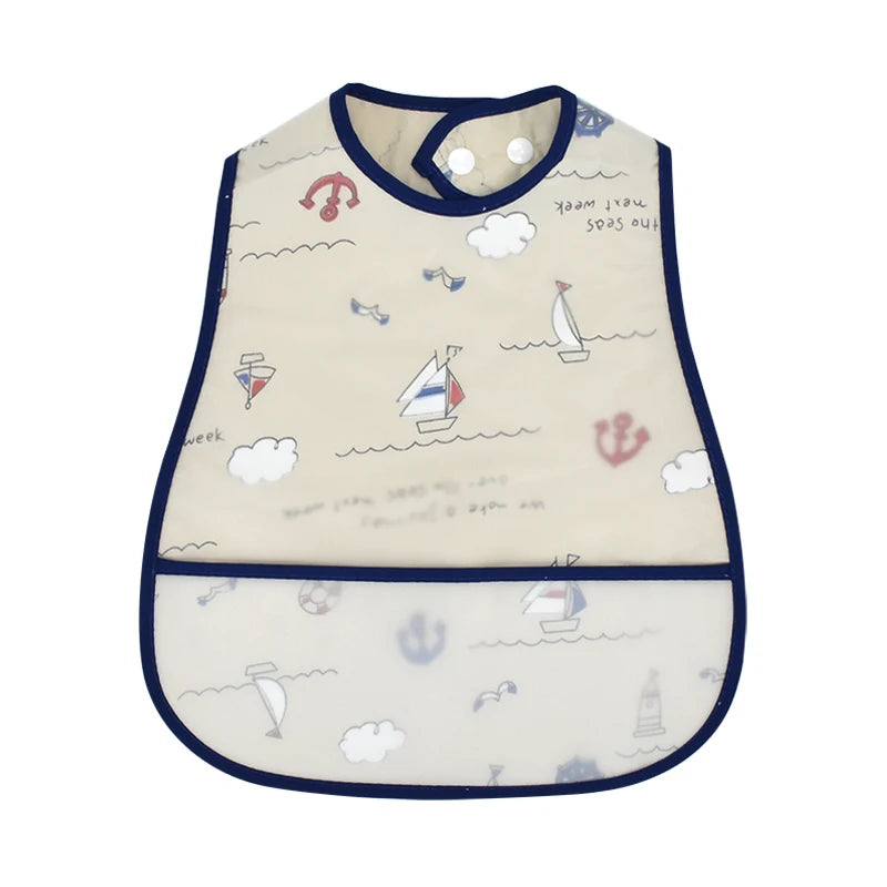 Cartoon EVA Waterproof Baby Feeding Bib