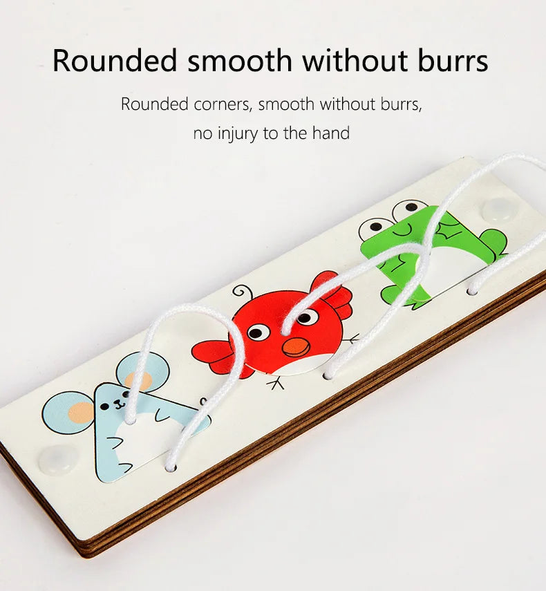 Montessori Wooden Busy Board Learning Toy