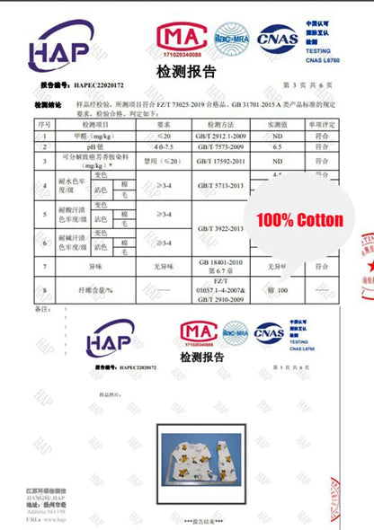 Kids Summer Cotton T-Shirt & Shorts Set