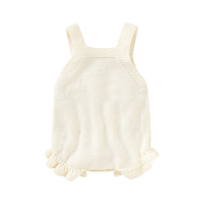Baby Girl Knitted Summer Romper