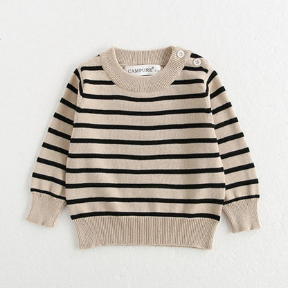 Baby Girl Knit Sweater & Bell-Bottom Set