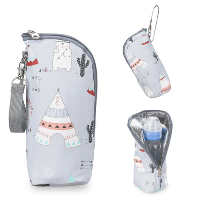 Portable Baby Bottle Warmer Insulated Bag