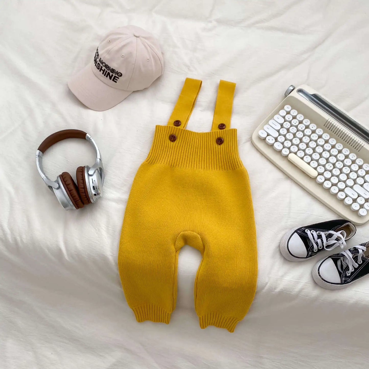 Baby Girl Knit Sweater & Bell-Bottom Set