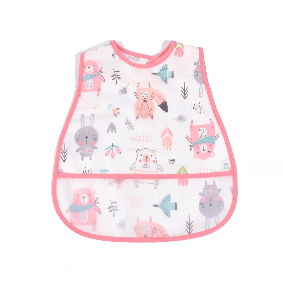 Cartoon EVA Waterproof Baby Feeding Bib
