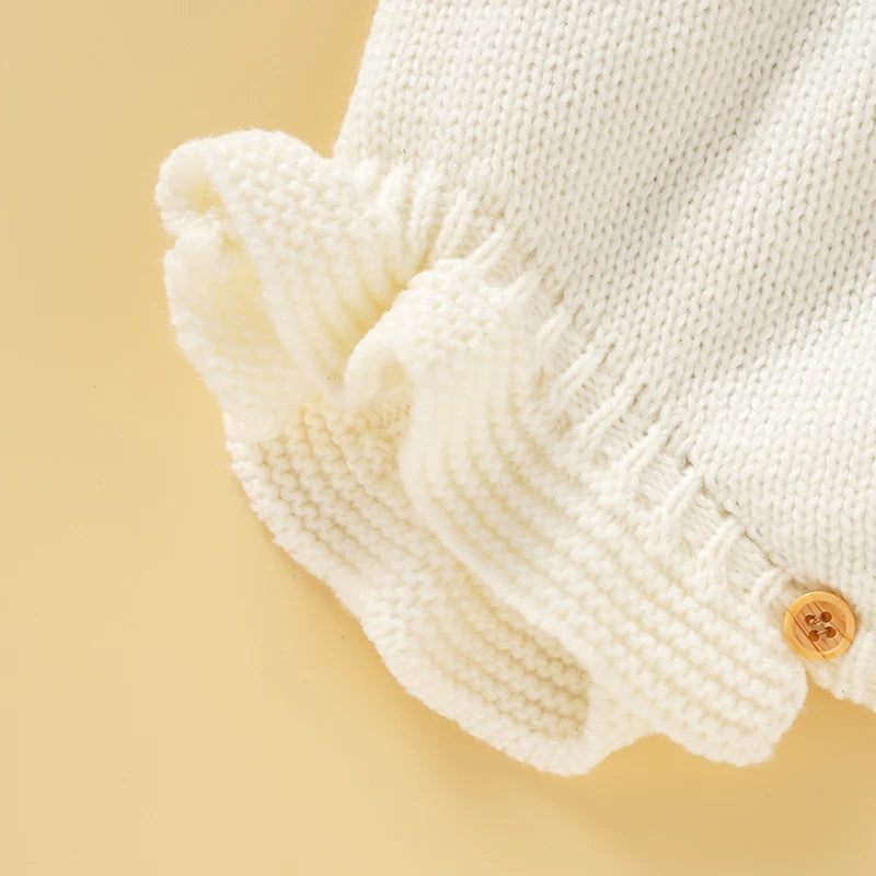 Baby Girl Knitted Summer Romper