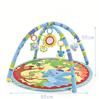 Baby Activity Play Mat Gym with Fitness Frame