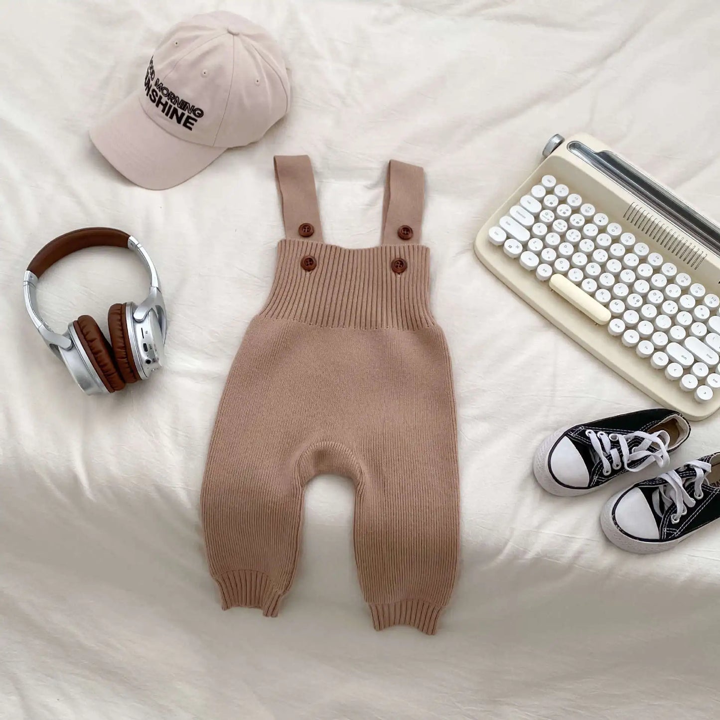 Baby Girl Knit Sweater & Bell-Bottom Set