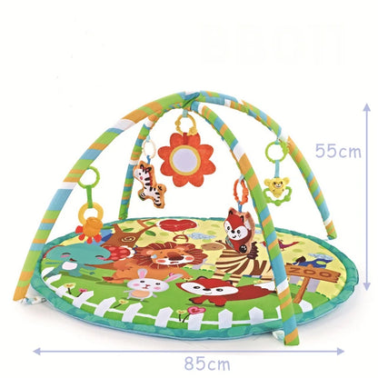 Baby Activity Play Mat Gym with Fitness Frame
