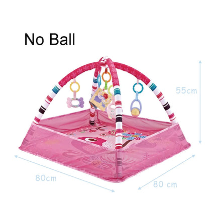 Baby Activity Play Mat Gym with Fitness Frame