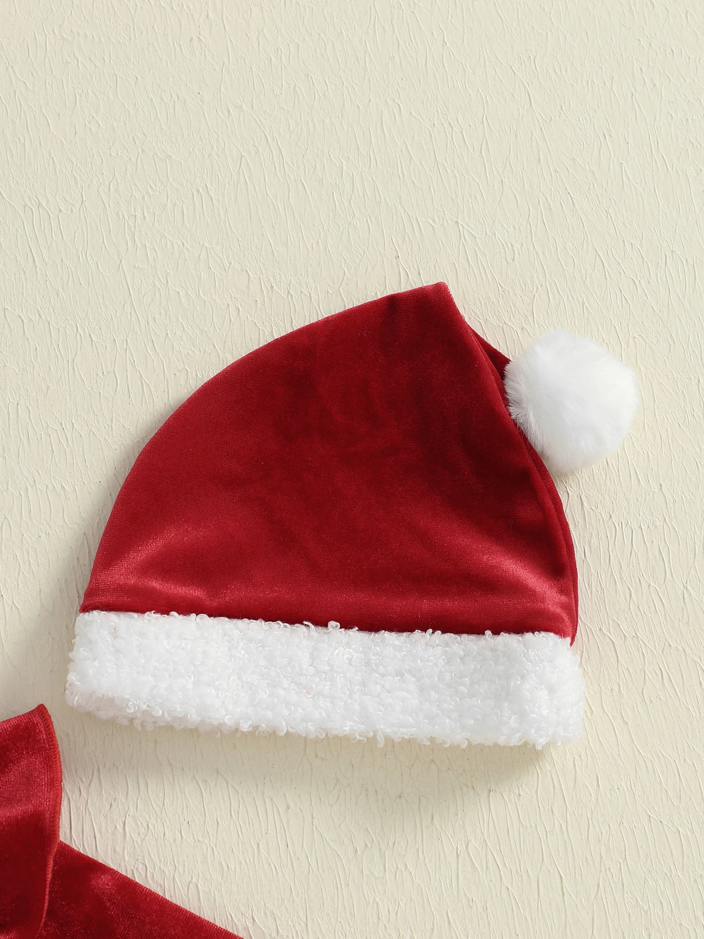 Baby Girl Christmas Santa Bodysuit Dress Set