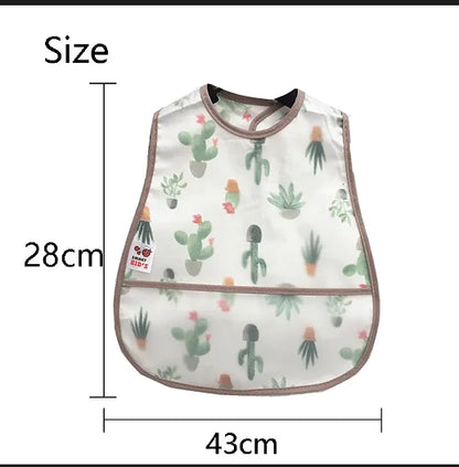 Cartoon EVA Waterproof Baby Feeding Bib