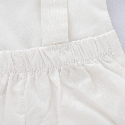 Baby Boy Gentleman Romper & Suspender Set