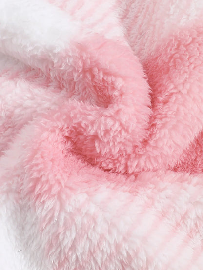 Baby Plaid Hooded Winter Romper