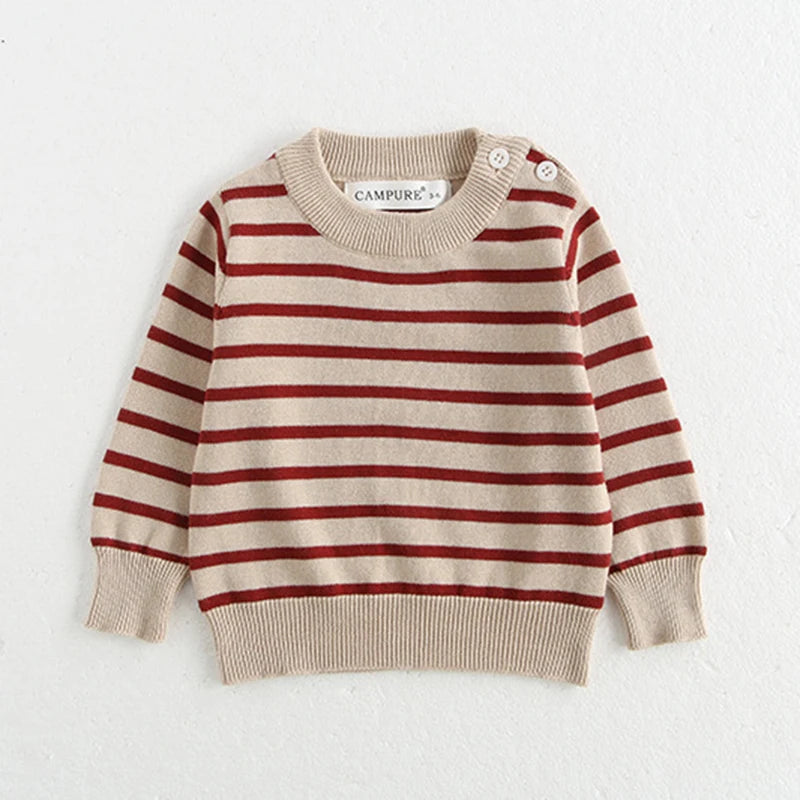 Baby Girl Knit Sweater & Bell-Bottom Set