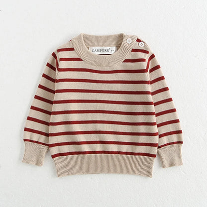 Baby Girl Knit Sweater & Bell-Bottom Set