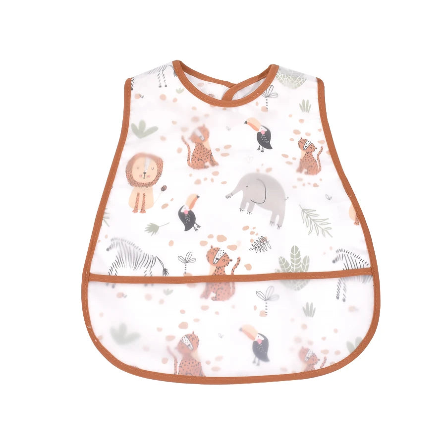 Cartoon EVA Waterproof Baby Feeding Bib
