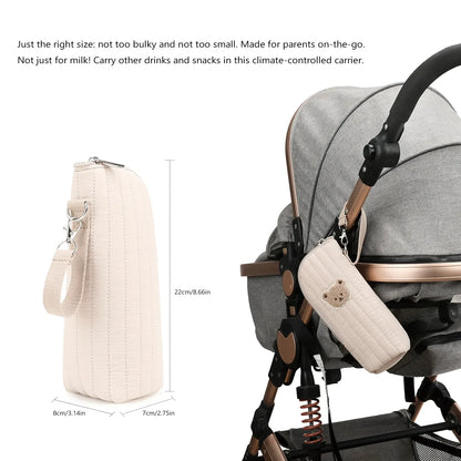 Portable Baby Bottle Warmer Insulated Bag