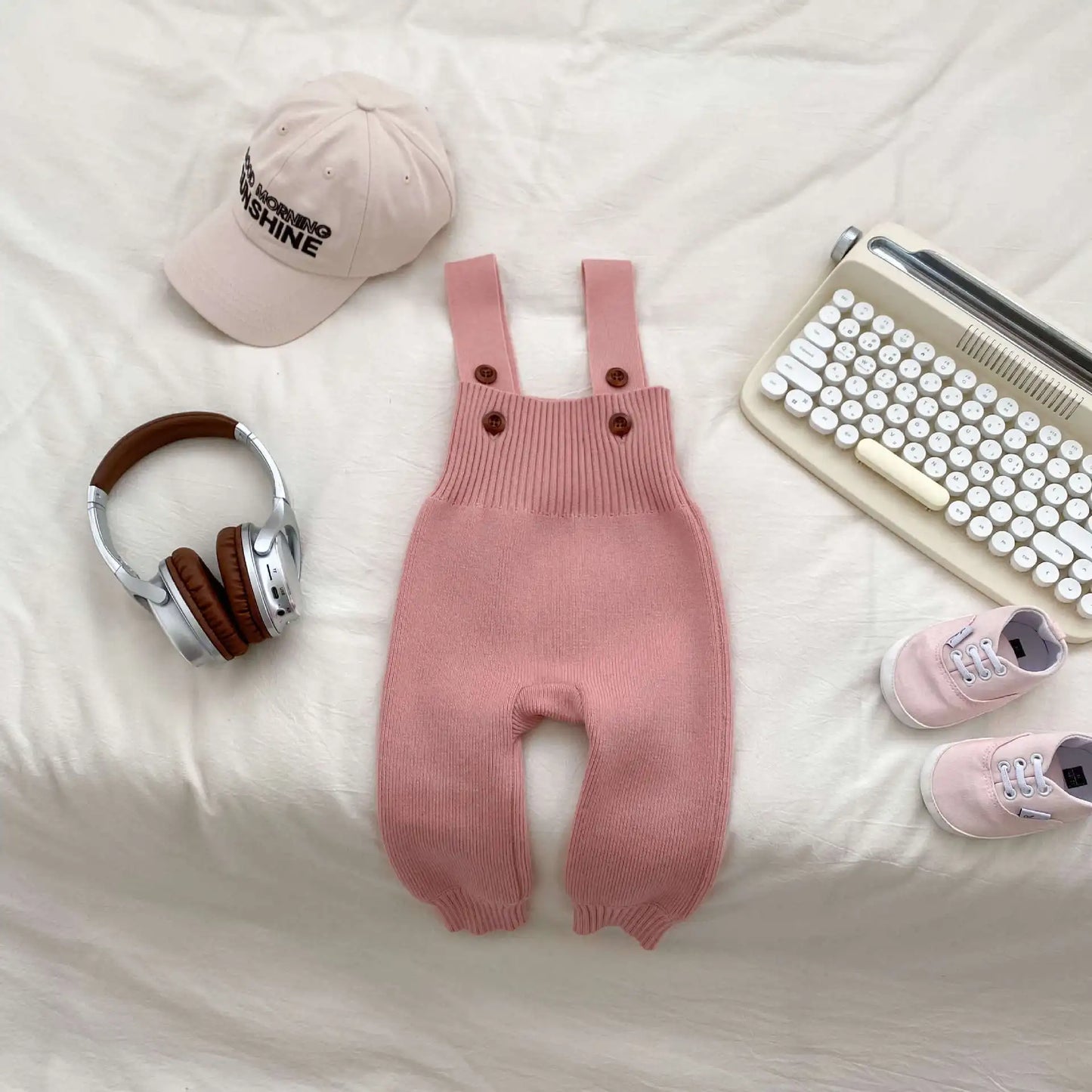 Baby Girl Knit Sweater & Bell-Bottom Set