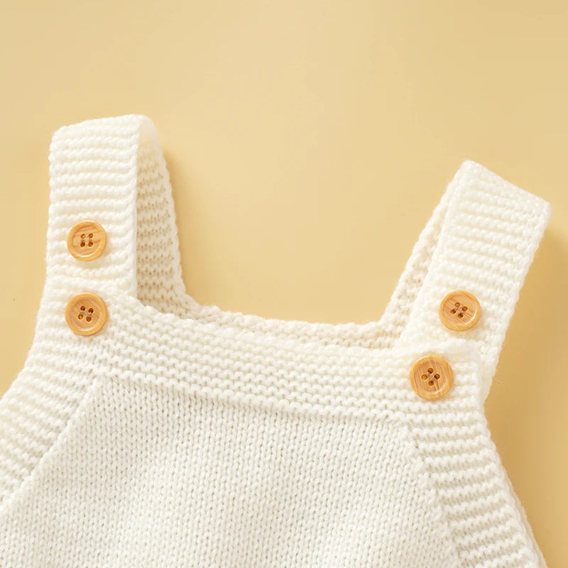 Baby Girl Knitted Summer Romper