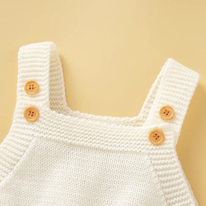Baby Girl Knitted Summer Romper