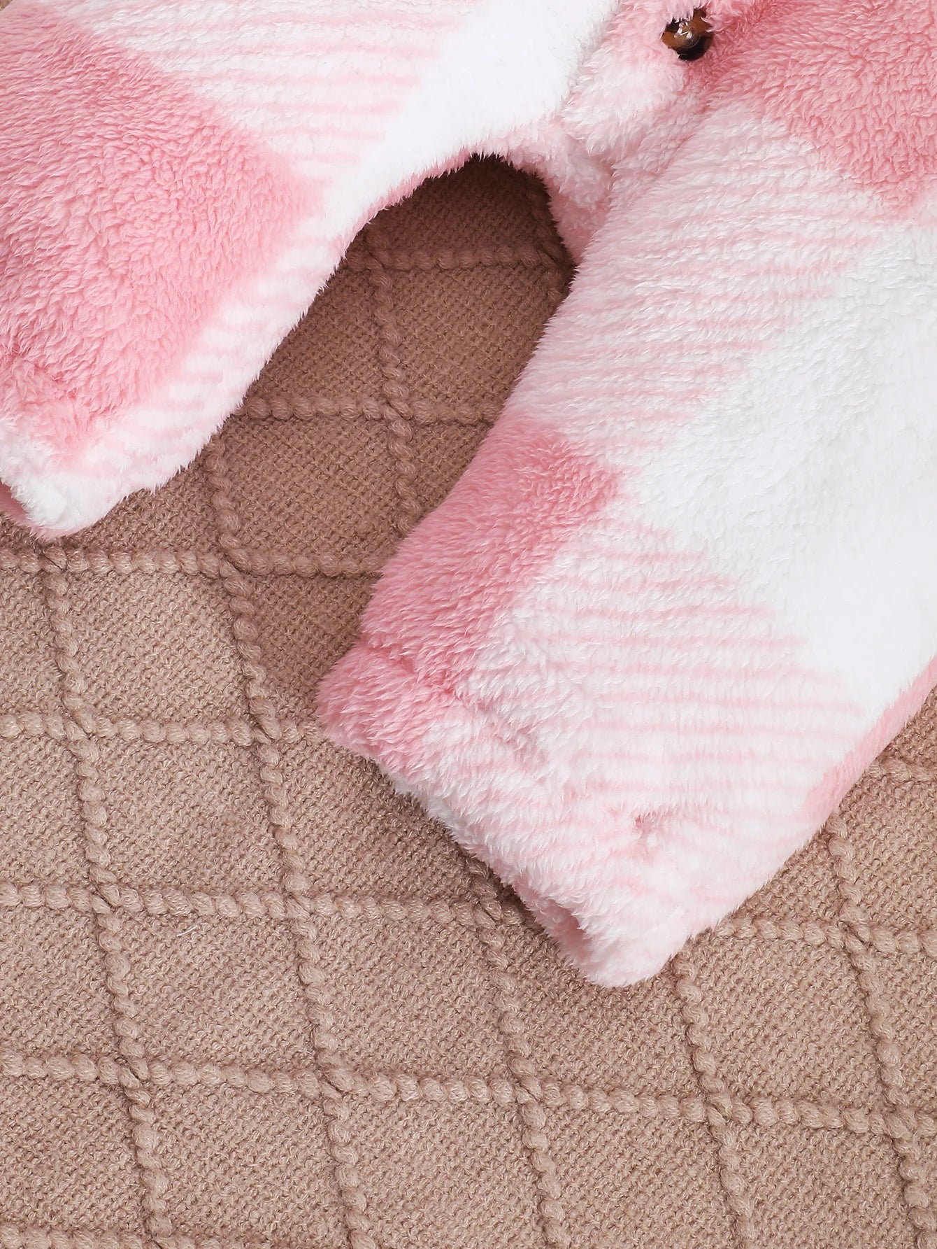 Baby Plaid Hooded Winter Romper