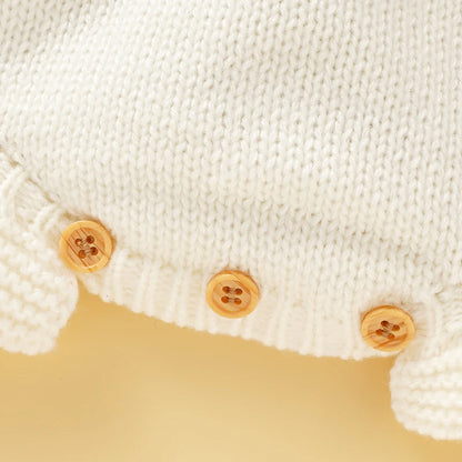 Baby Girl Knitted Summer Romper