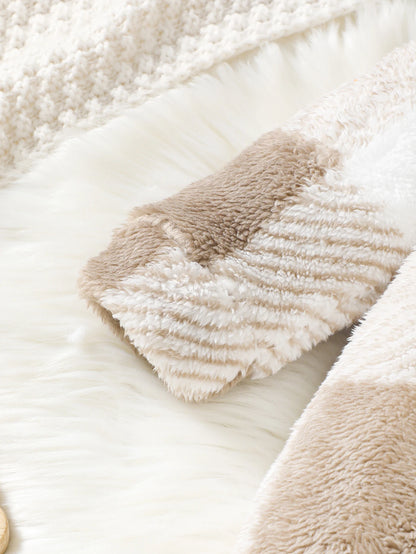 Baby Plaid Hooded Winter Romper