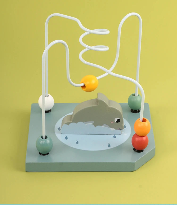 5-in-1 Wooden Activity Cube Montessori Toy