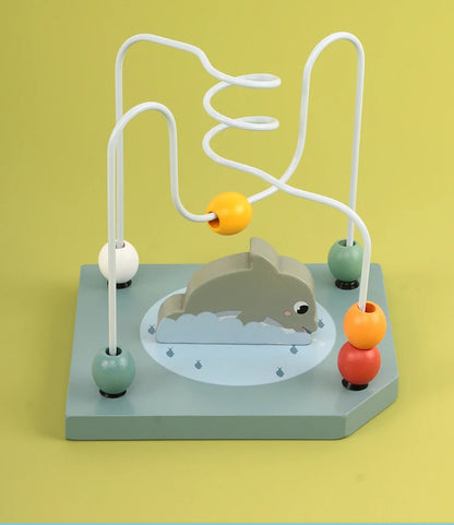 5-in-1 Wooden Activity Cube Montessori Toy