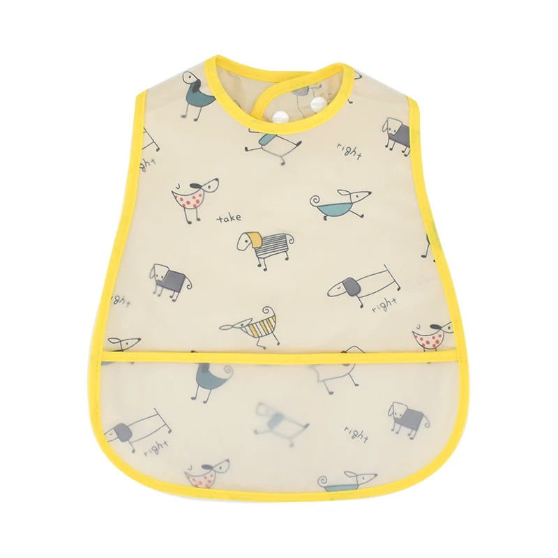 Cartoon EVA Waterproof Baby Feeding Bib