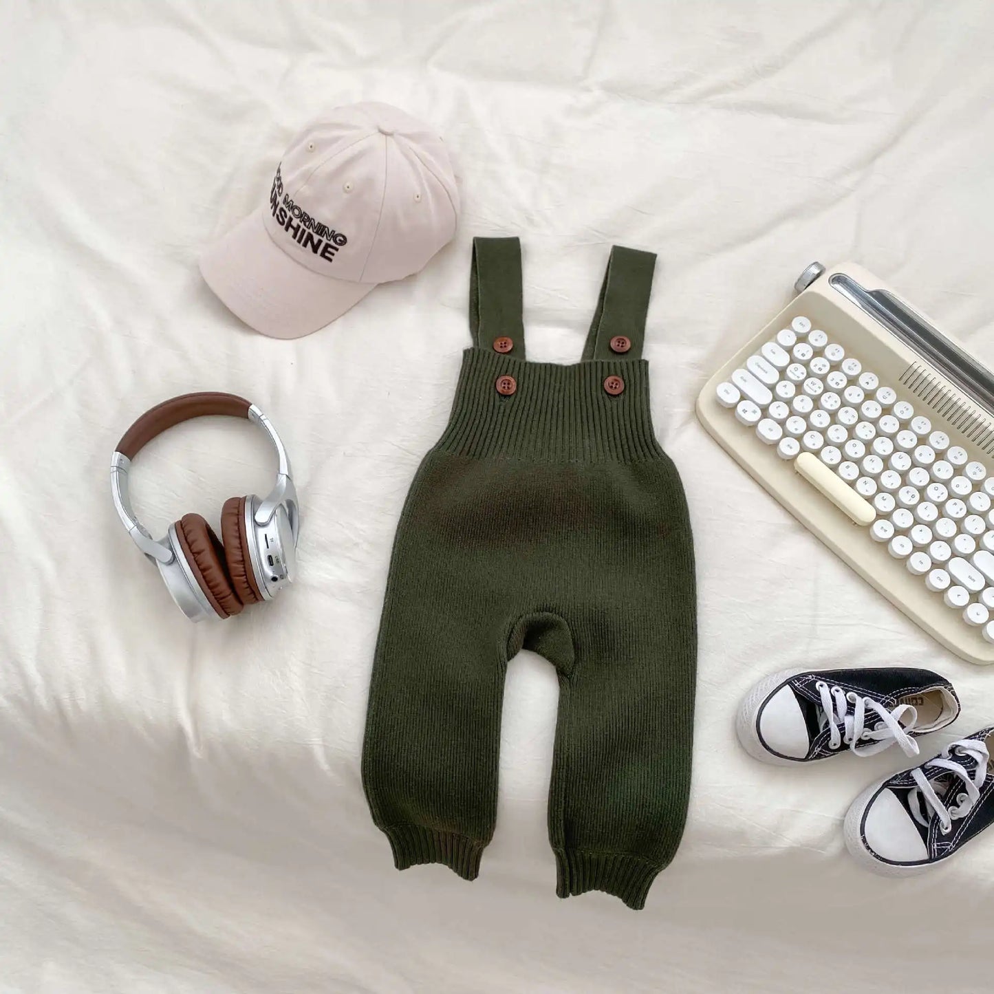 Baby Girl Knit Sweater & Bell-Bottom Set