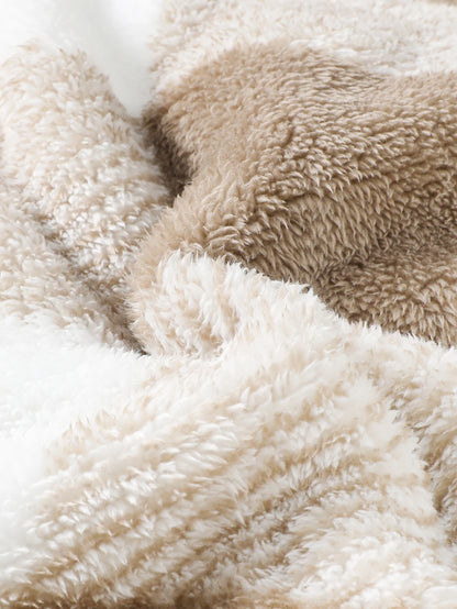 Baby Plaid Hooded Winter Romper