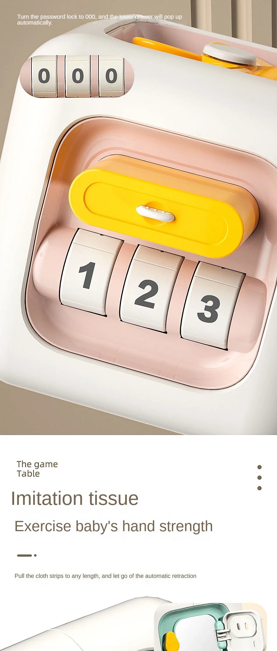 6-in-1 Montessori Sensory Busy Board Cube