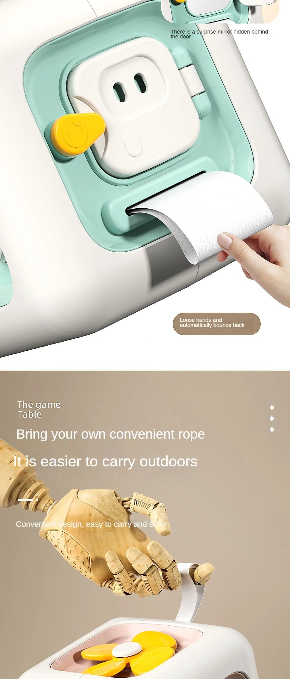 6-in-1 Montessori Sensory Busy Board Cube