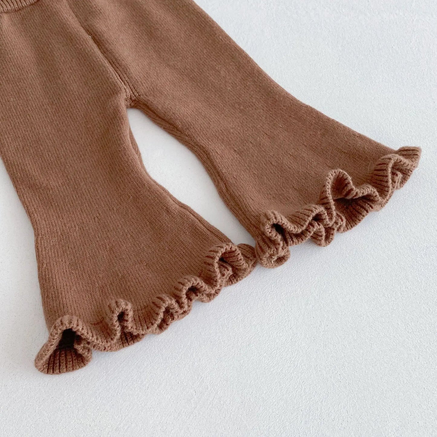 Baby Girl Knit Sweater & Bell-Bottom Set