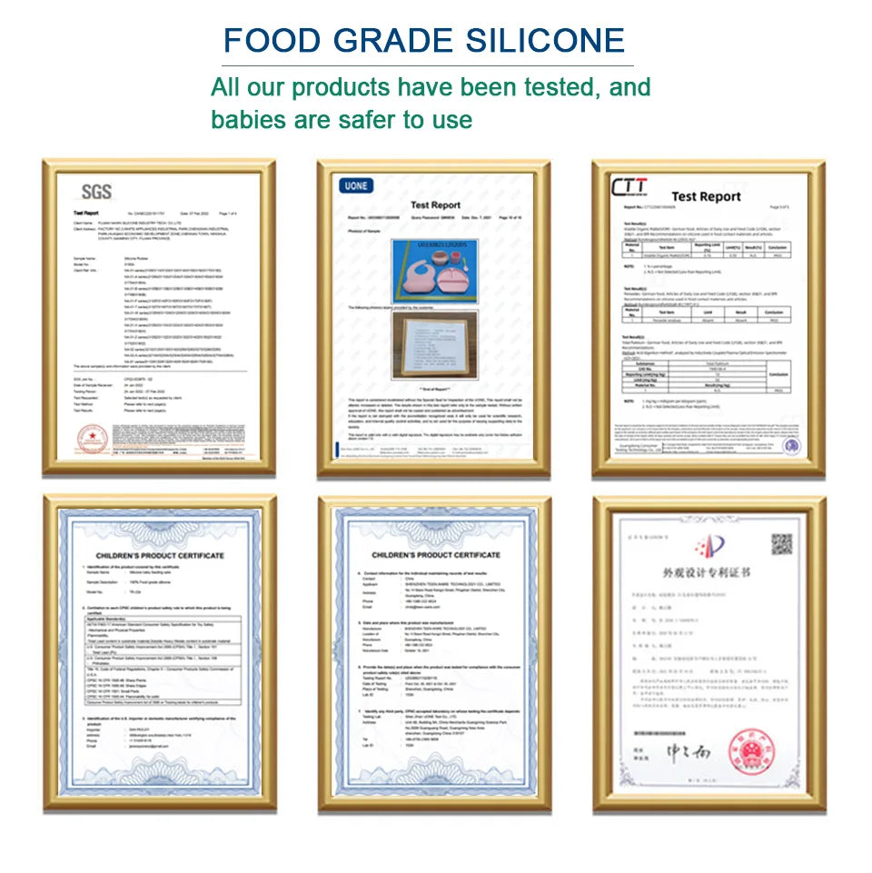 Personalized Baby Silicone Feeding Set