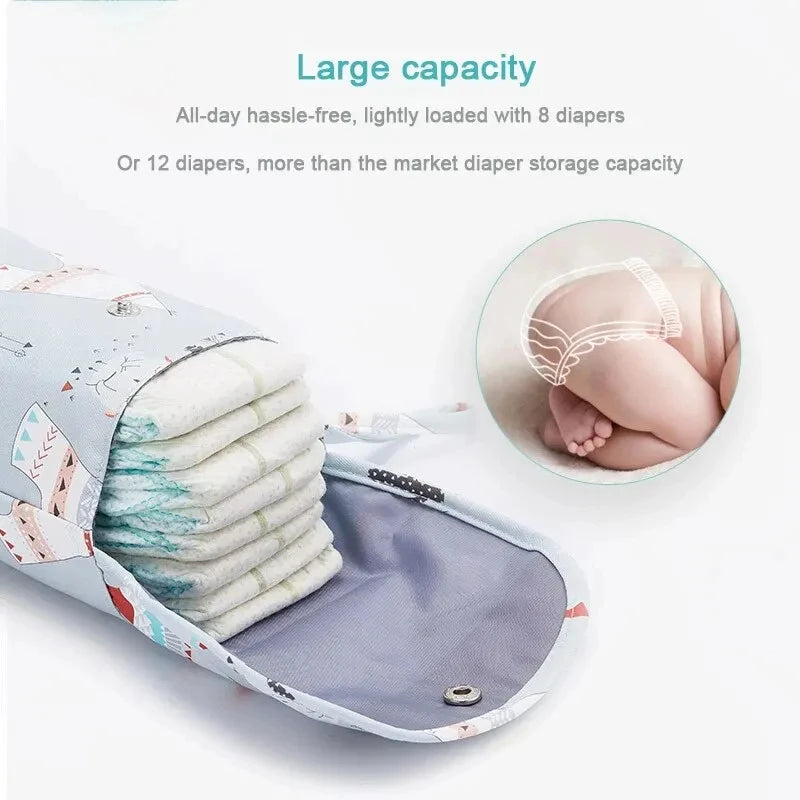 Waterproof Baby Diaper Wet & Dry Storage Bag