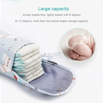 Waterproof Baby Diaper Wet & Dry Storage Bag