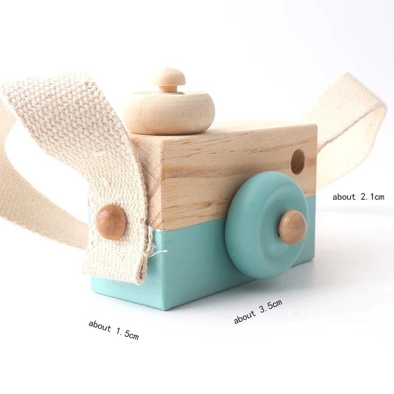 Wooden Toy Camera Montessori Baby Toy