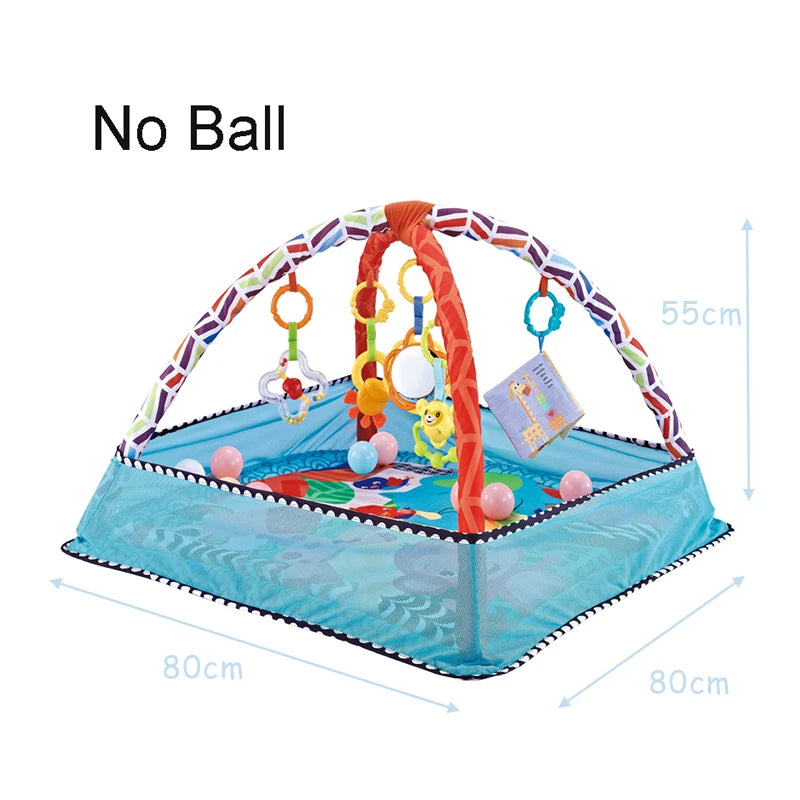 Baby Activity Play Mat Gym with Fitness Frame