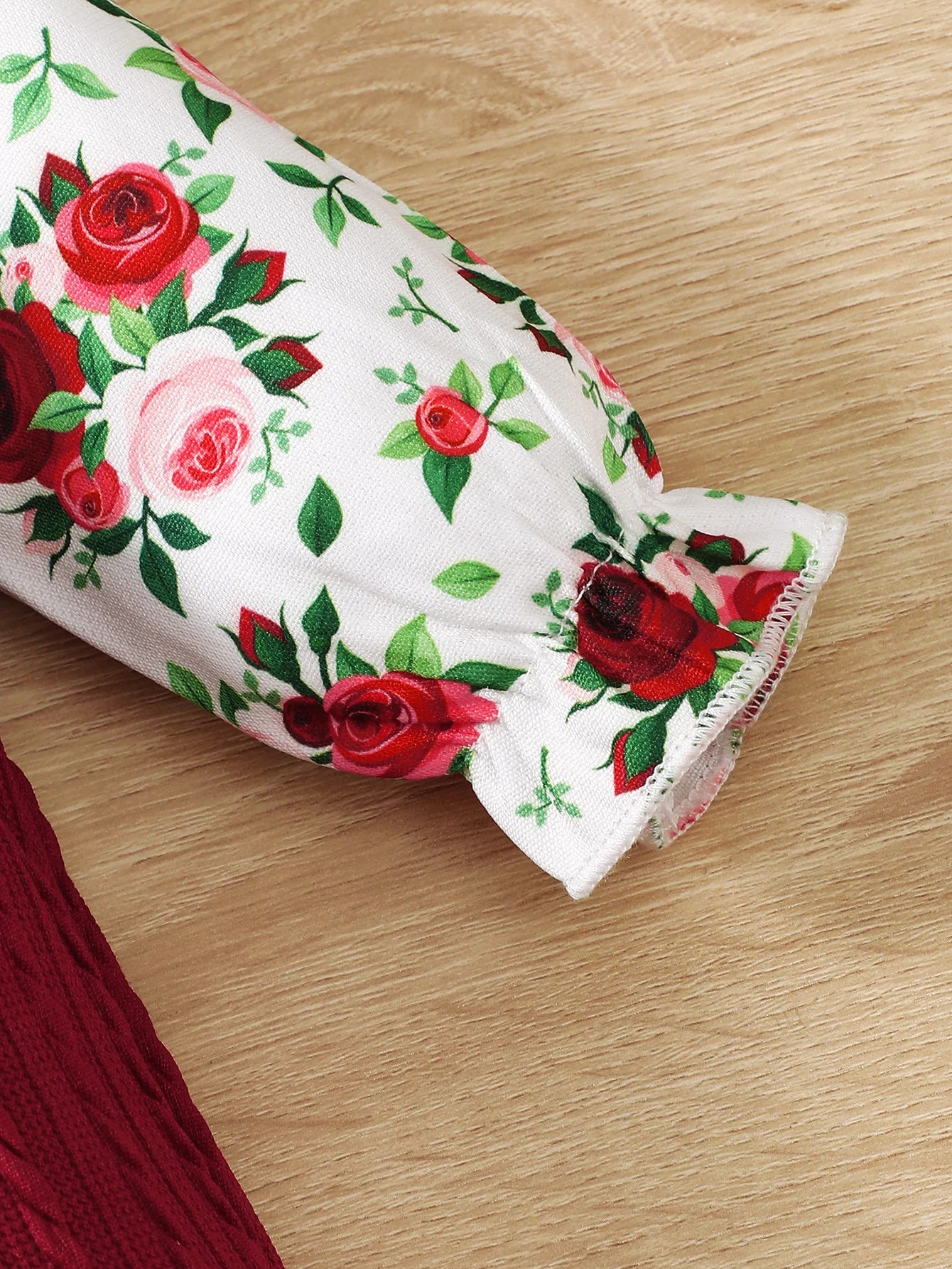 Baby Girl Floral Bow Romper & Headband Set